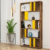 Cumpara ieftin Biblioteca Lima - Walnut, Yellow