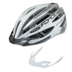 Casca FORCE ROAD Alb/gri S-M (54-58 cm) Ultimate FactoryBikes foto