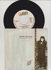 Tanita Tikaram - World outside your window 1989, Disc vinil single 7&amp;quot; foto
