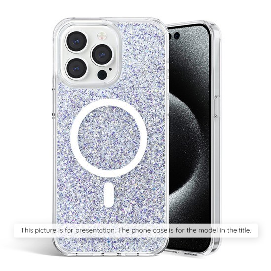 Husa pentru Samsung Galaxy A26 5G - Techsuit Sparkly Glitter - White
