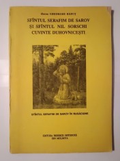 Diacon Gheorghe Băbuț - Sf&acirc;ntul Serafim de Sarov și Sf&acirc;ntul Nil Sorschi: cuvinte duhovnicești