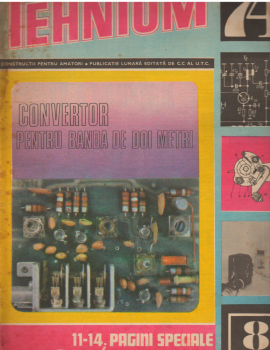 C10360 - REVISTA TEHNIUM, 8/1974