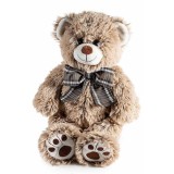 Figurina Ursulet textil alb maro II cm 18 x 14 x 32 H