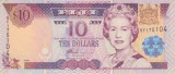 Bancnota Fiji 10 Dolari (2002) - P106 UNC ( vezi descriere )