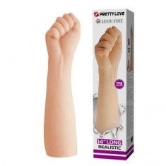 Super-dildo pumn Pretty Love 14 &quot; Iron Fist