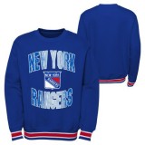New York Rangers hanorac de copii Classic Blueliner Crew Neck - Dětsk&eacute; L (13 - 14 let)