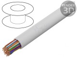 Cablu Telecomunicații Cupru PVC Alb 21x2x0,5mm