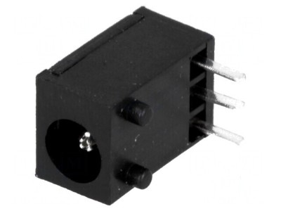 Conector alimentare DC soclu tată 3,5mm 1A MINI THT foto