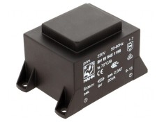 Transformator &icirc;ncapsulat 20VA 230VAC 9V PCB