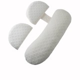 Set pern&Auml; pentru gravide proactive, design modular &Atilde;&reg;n form&Auml; de h &Egrave;i u, hus&Auml; detasabil&Auml;, spum&Auml; moale, l&Auml;&Egrave;ime reglabil&Auml;, bej