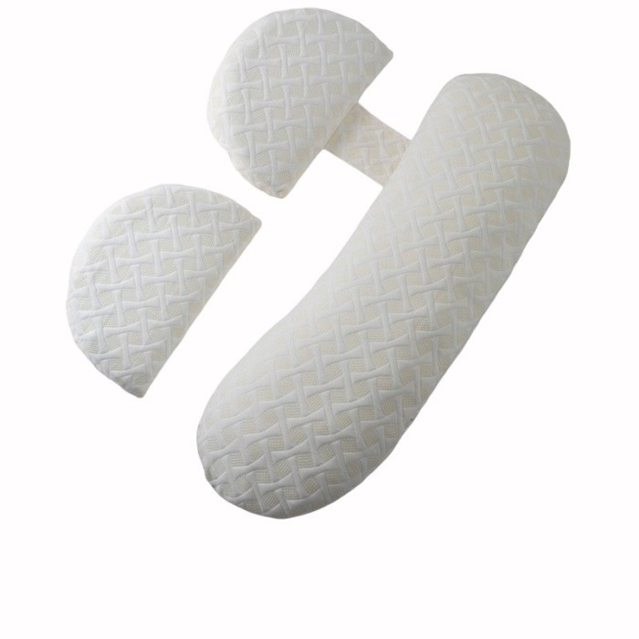 Set pern&Auml; pentru gravide proactive, design modular &Atilde;&reg;n form&Auml; de h &Egrave;i u, hus&Auml; detasabil&Auml;, spum&Auml; moale, l&Auml;&Egrave;ime reglabil&Auml;, bej