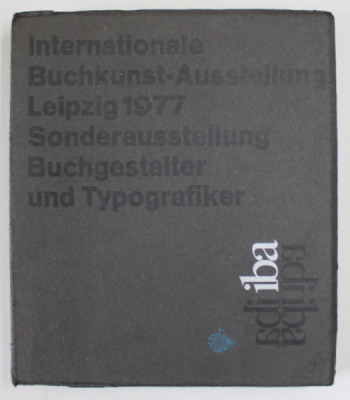 INTERNATIONALE BUCHKUNST - AUSSTELLUNG , LEIPZIG , 1977 foto