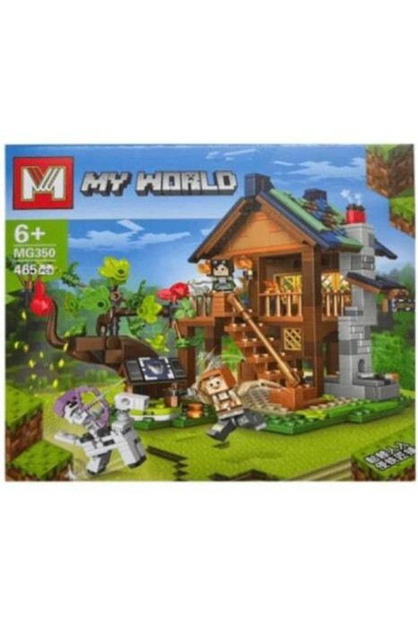Set constructie My World - casuta MG350, 465 piese, 6+