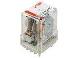 Releu electromagnetic industrial 4PDT, bobină 24VDC, 10A
