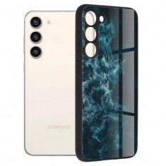 Husa Samsung Galaxy S23 Plus Antisoc Personalizata Nebuloasa Albastra Glaze
