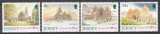 Jersey 1988 - Timbre de Crăciun - Catedrale, MNH, Nestampilat