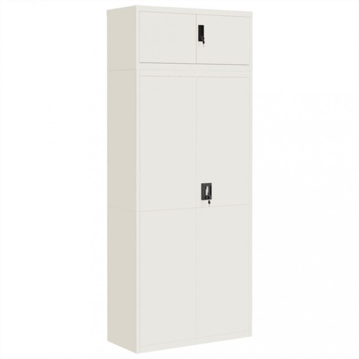 Fiset, alb, 90x40x220 cm, otel