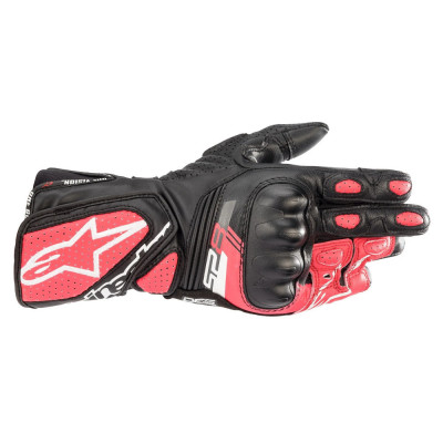 Manusi Moto Alpinestars Stella SP-8 V3 Gloves, Negru/Alb/Roz, Small foto