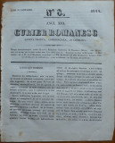 Curier romanesc , gazeta politica , comerciala si literara , nr. 8 din 1844