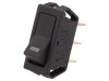 Comutator Rocker SPST ON-OFF 20A 12V Negru cu LED