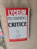 Critice - Titu Maiorescu