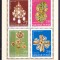 TSV$ - 1969 MICHEL 2532-2535 UNGARIA MUZEU - BIJUTERII, COL. DANT. MNH/** LUX