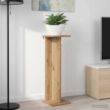 vidaXL Suport pentru plante Stejar Artizanal 25 x 25,5 x 80,5 cm 899656
