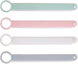Set de 4 cleme pentru sigilarea pungilor Lukione, polipropilena, multicolor, 18 x 3 x 1,2 cm