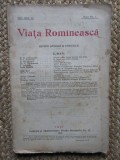 VIATA ROMANEASCA 1923 ANUL XV MARTIE NR 3