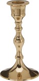 Sfesnic auriu decorativ din metal, 13 cm, pentru mese festive