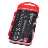 Set trusa cu biti, tubulare si adaptor My Poject, 24 piese