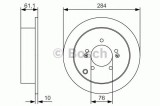 Disc frana HYUNDAI TUCSON (JM) (2004 - 2010) BOSCH 0 986 479 U37