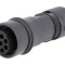 Conector circular mamă 8 pini pe cablu