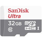 Card de memorie SanDisk Ultra microSDHC, 32GB, 100MB/s Class 10 UHS-I + SD Adapter