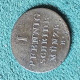 Germania I pfennig 1826 B