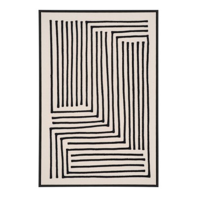 Lipari canvas print, negru/bej, No.3 60x90 cm foto