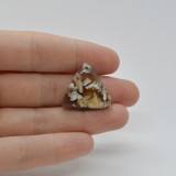 Cabochon mookait breciat 24x22x6mm c81