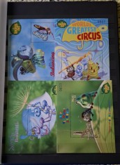 Palau MNH 1998 - Disney desene animate insecte fluturi - colite