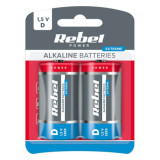 BATERIE SUPERALCALINA EXTREME R20 BLISTER 2 B, Rebel