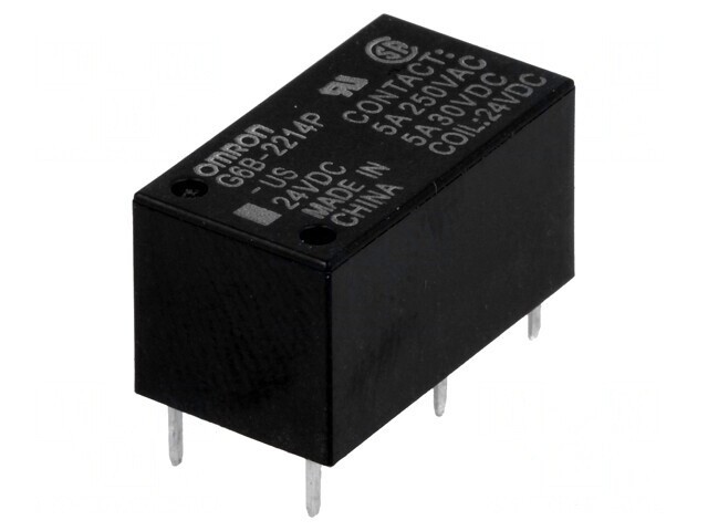 Releu Electromagnetic DPST-NO 24VDC 5A