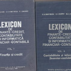 GH. D. BISTRICEANU - LEXICON DE FINANTE-CREDIT, CONTAB SI INFORMATICA F-C -2 VOL