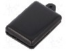 Carcasa ABS, 31mmx44mmx9mm, MASZCZYK - KM-9/BK