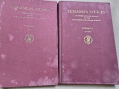 Rumanian Studies International Annual og Humanities Social Sciences Vol. I, Vol. II