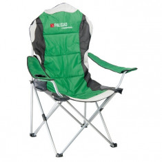 Fotoliu Pliabil Cu Cotiere Si Suport Pahar 60 х 60 х 110/92CM Camping Palisad 695928