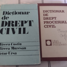 Dictionar de drept procesual si drept civil