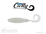 Shad Biwaa TailGunr Curly Pearl White 6.3cm, 8buc/plic