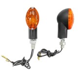 Set semnalizari JMP Cateye 12V/21W brat scurt prindere M10 negru Cod Produs: MX_NEW 7054893MA