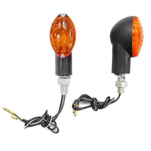 Set semnalizari JMP Cateye 12V/21W brat scurt prindere M10 negru Cod Produs: MX_NEW 7054893MA
