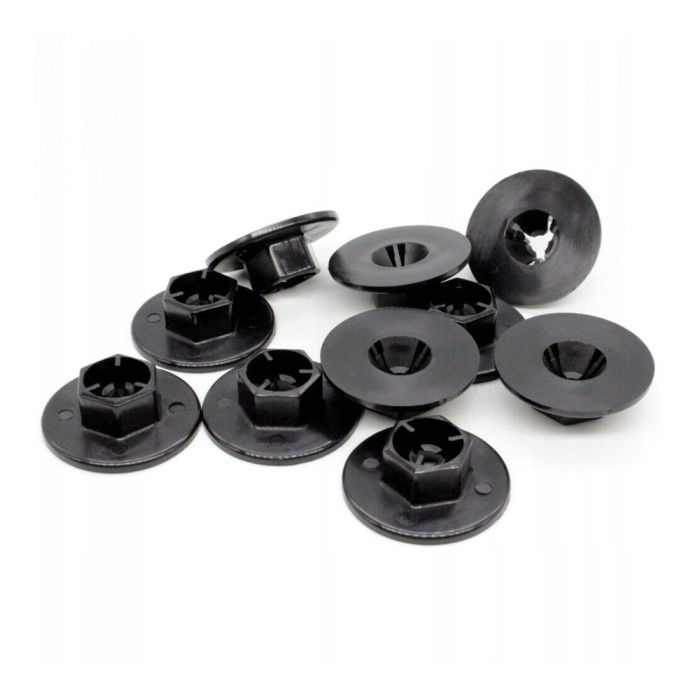Set 10 Nut cap Hyundai Accent, H1, H350, i10, i20, i30, i40, Ioniq, ix35, ix55, Santa Fe, Sonata, Tucson, Veloster, Veracruz, Kia Carnival, Ceed, Nir