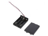 Suport Baterii AAA cu Cabluri 150mm și Terminale